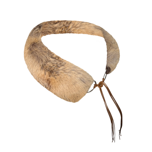 ORO Golden Fox Fur Belt