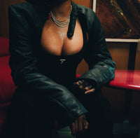 FLINT Black Crop Moto Jacket