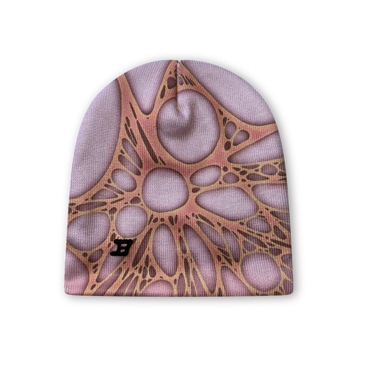 3-D Pink Puce Beanie
