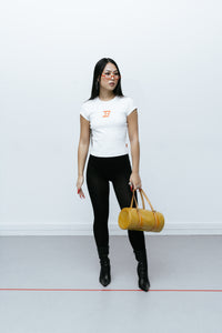 FFU Baby Tee Top in White