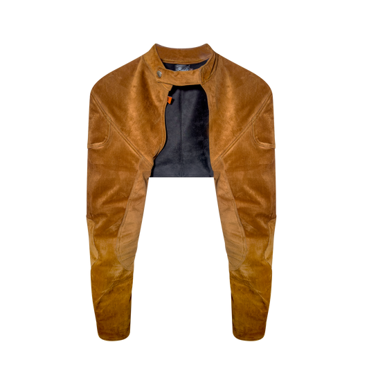 AMBER Crop Moto Jacket