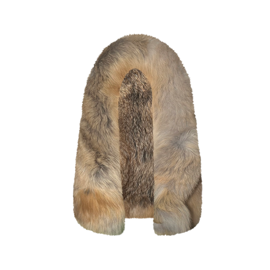 ORO Golden Fox Fur Hood