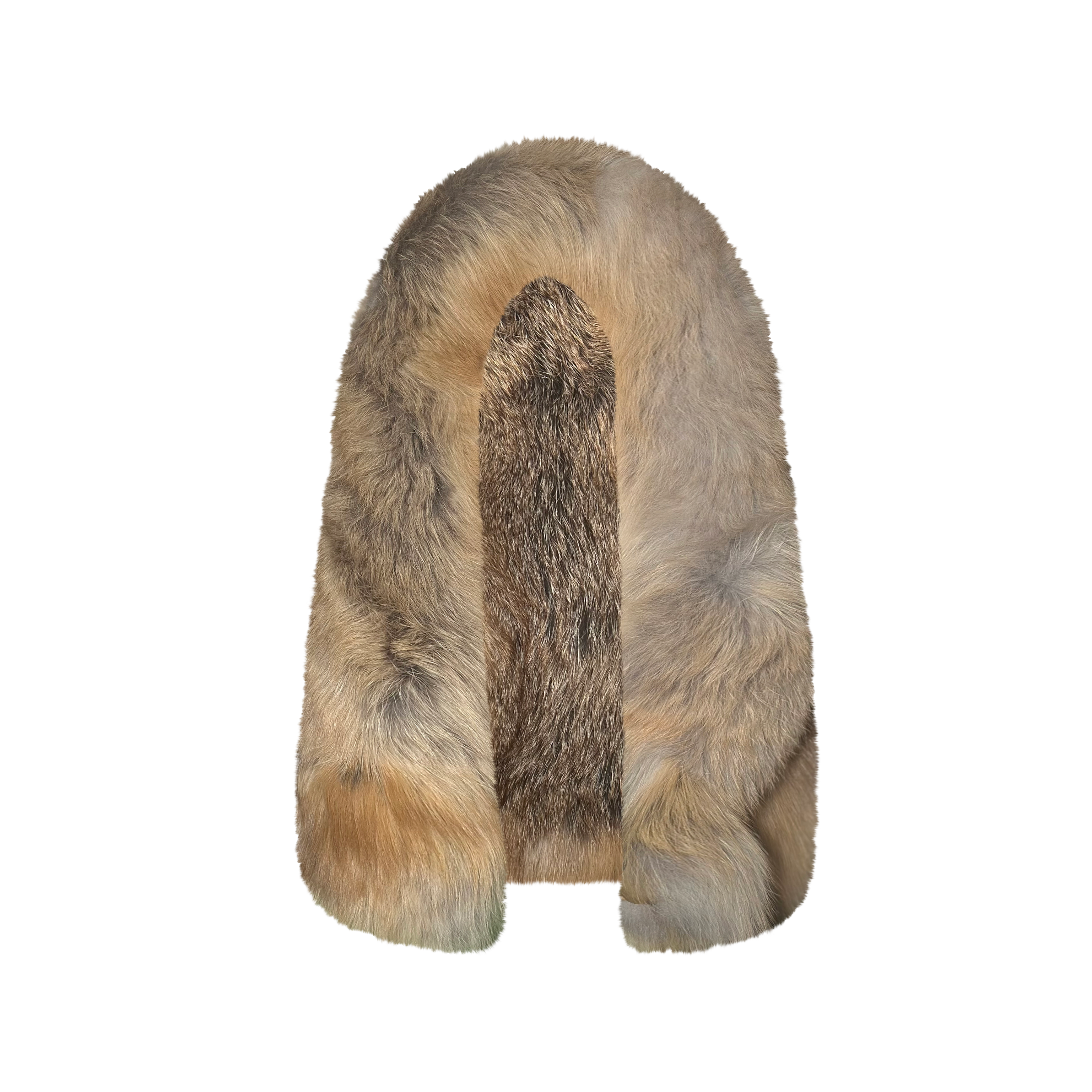 ORO Golden Fox Fur Hood