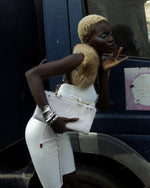 MIRA Cowhide White Bag