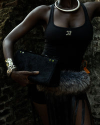 FLO Vest Top in Black