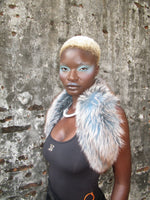 FROST Blue Fox Fur Belt