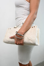 MIRA Cowhide White Bag