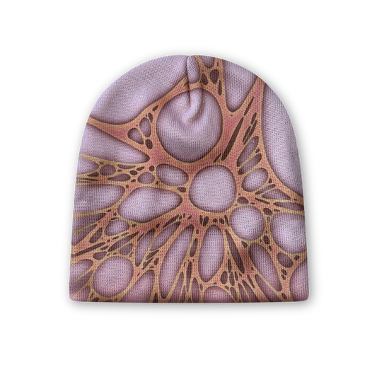 3-D Pink Puce Beanie