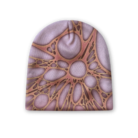 3-D Pink Puce Beanie