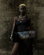 FROST Blue Fox Fur Belt