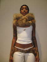 ORO Golden Fox Fur Hood