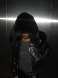 ONYX Fox Fur Hood