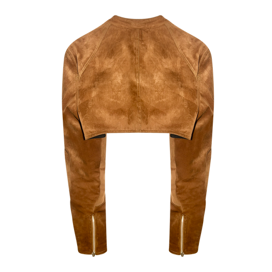 AMBER Crop Moto Jacket