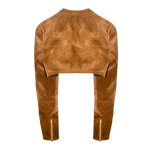 AMBER Crop Moto Jacket