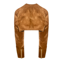 AMBER Crop Moto Jacket