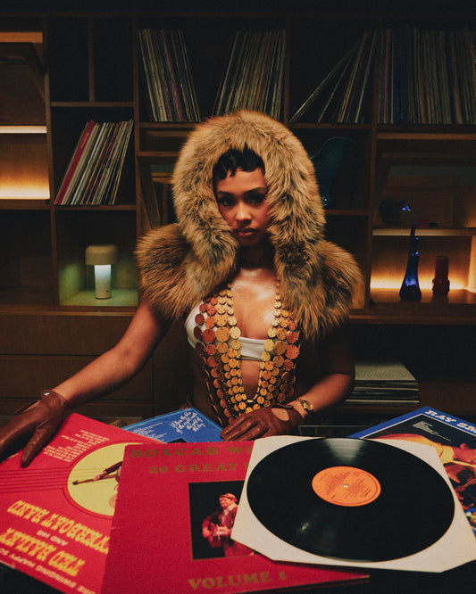 ORO Golden Fox Fur Hood