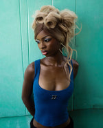 FLO Vest Top in Cobalt