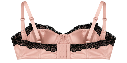 SELLA Padded Lace Bra Top in Pink