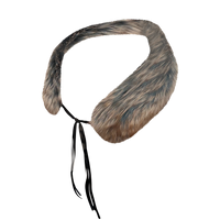 FROST Blue Fox Fur Belt