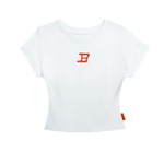 FFU Baby Tee Top in White