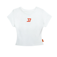 FFU Baby Tee Top in White