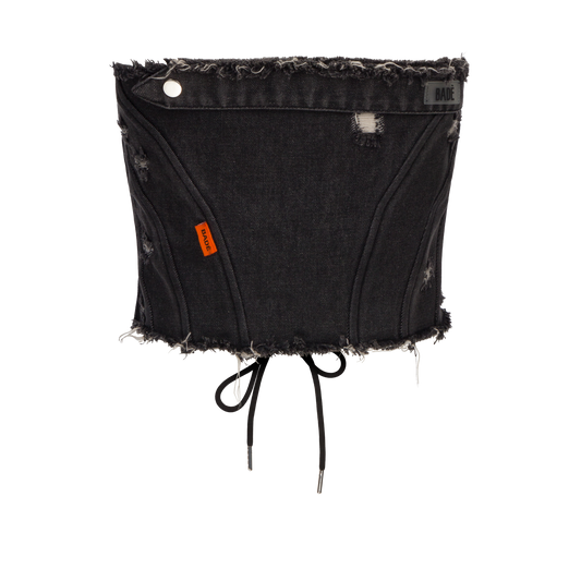 CASS Denim Corset Top